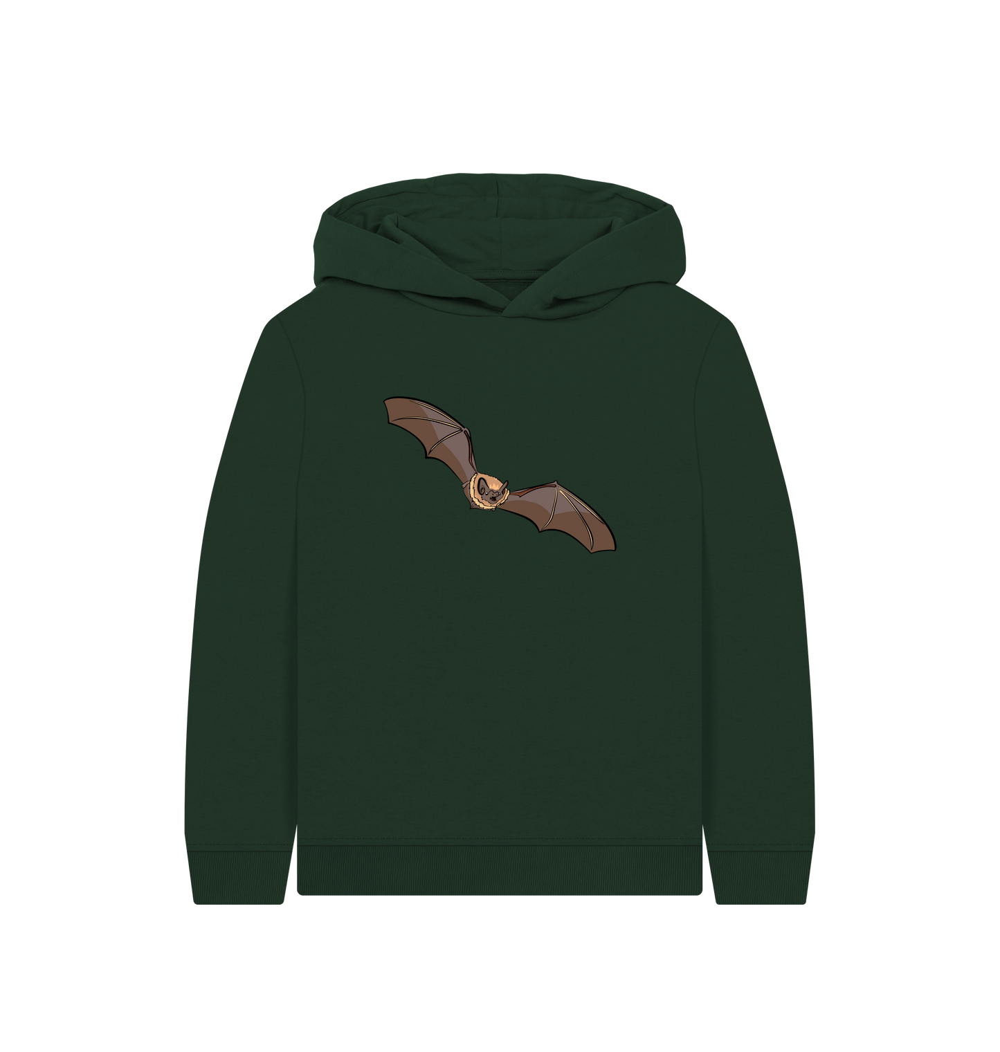 Evergreen Printed Kids Hoodie Front