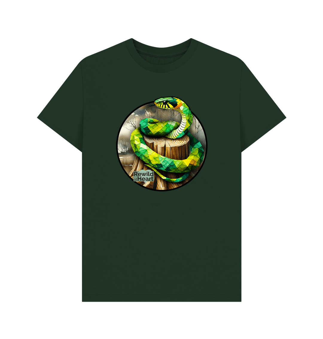 Evergreen Grass Snake Marsh Men's T-Shirt