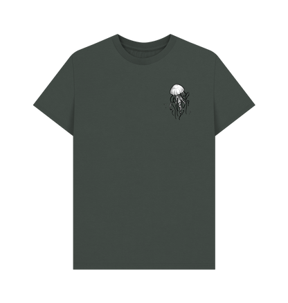 Dark Grey Printed T-shirt Front