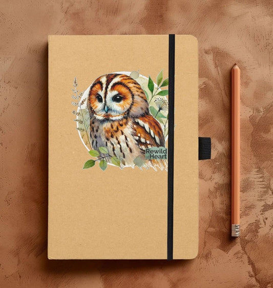 Tawny Owl Forest Notepad