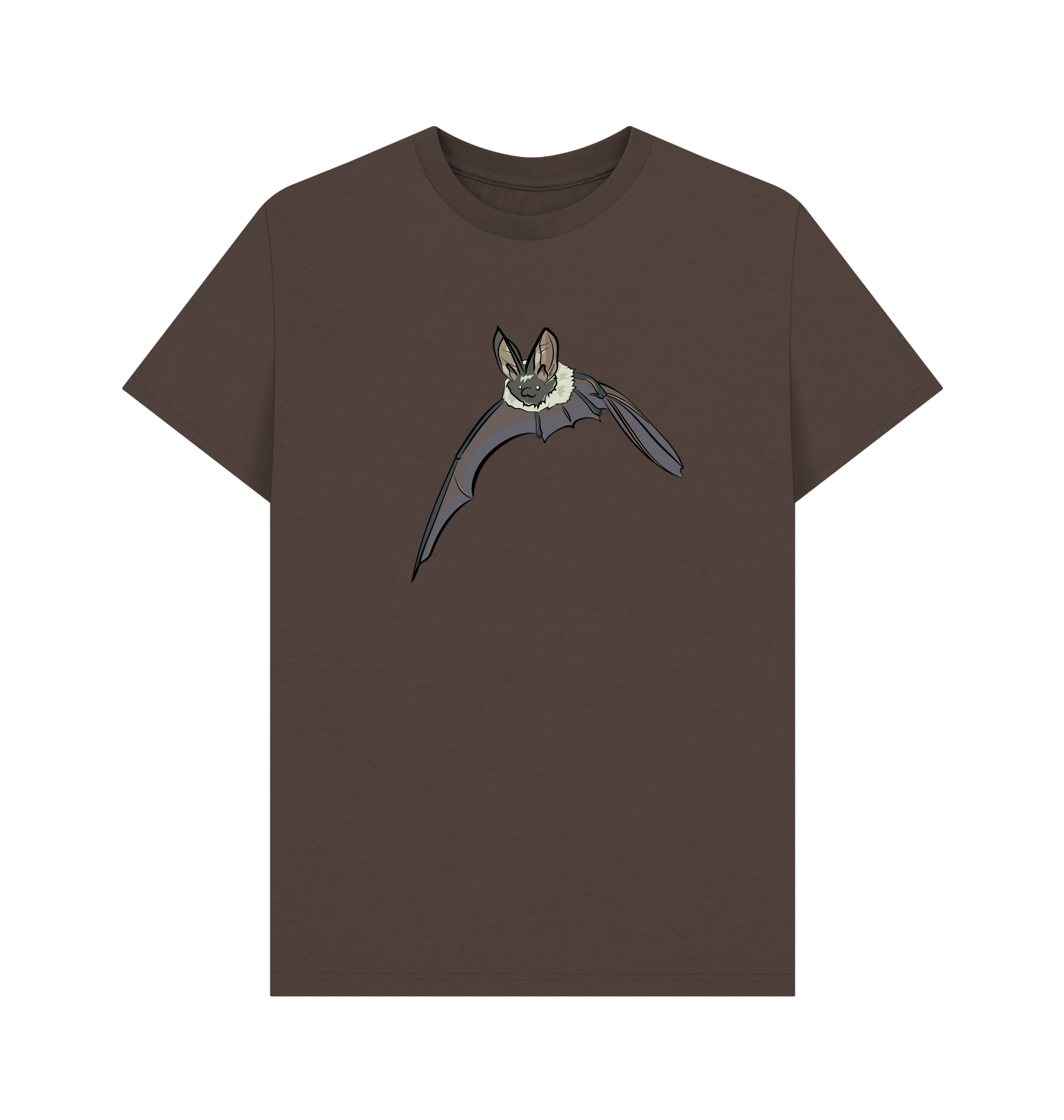 Chocolate Printed T-shirt Front