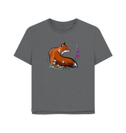 Slate Grey Printed T-shirt Front