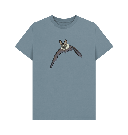 Stone Blue Printed T-shirt Front