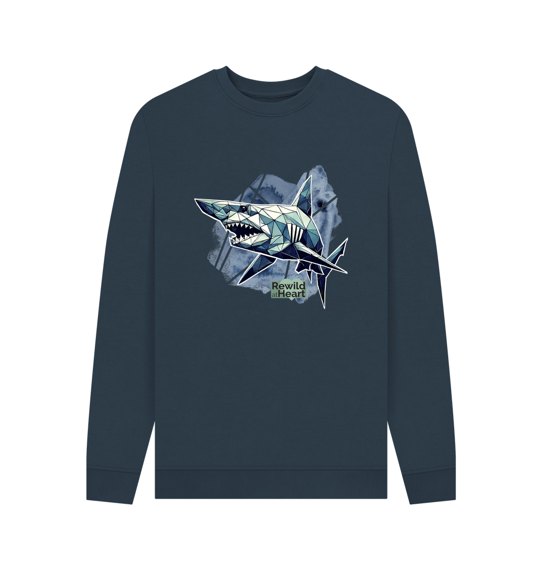 Navy Blue Goblin Shark Men's Sweater