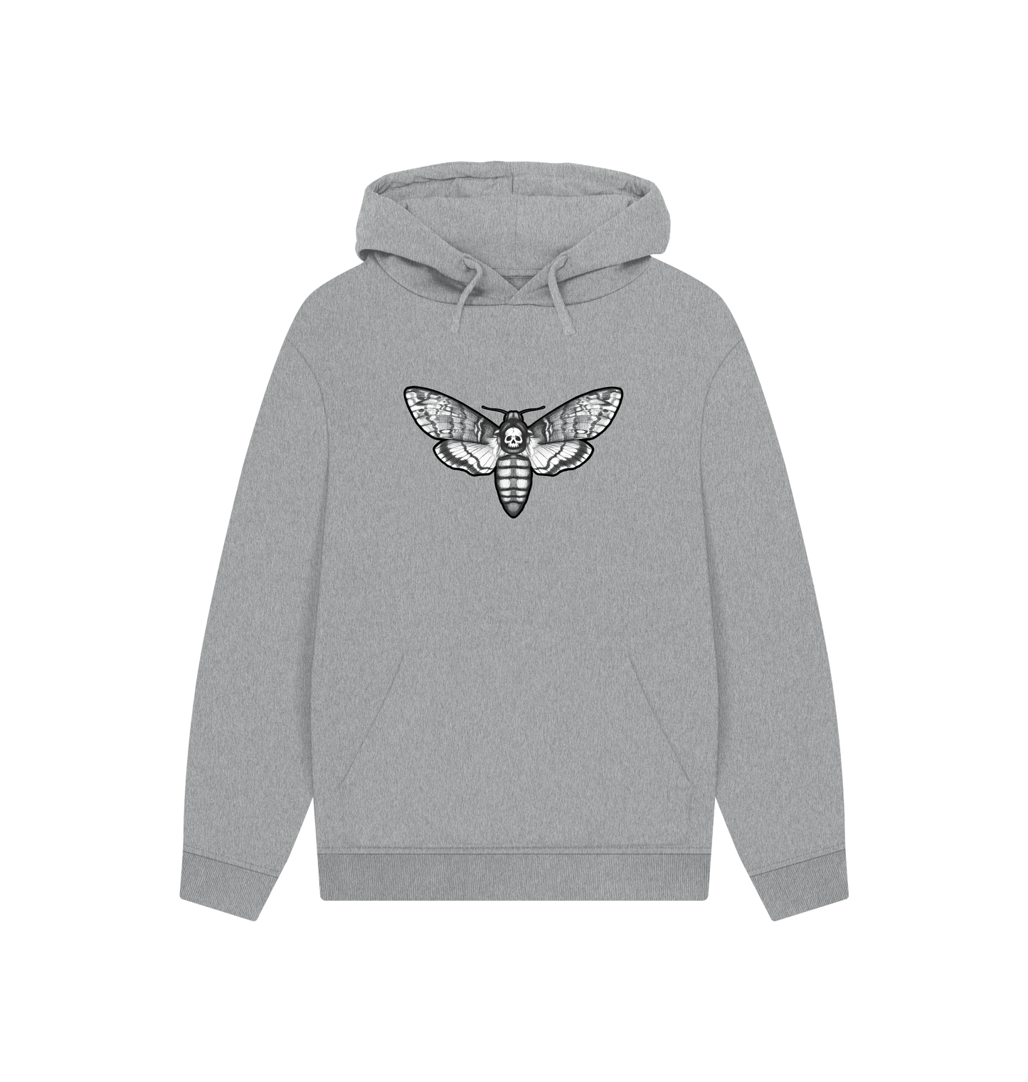 Athletic Grey Printed Hoody Front
