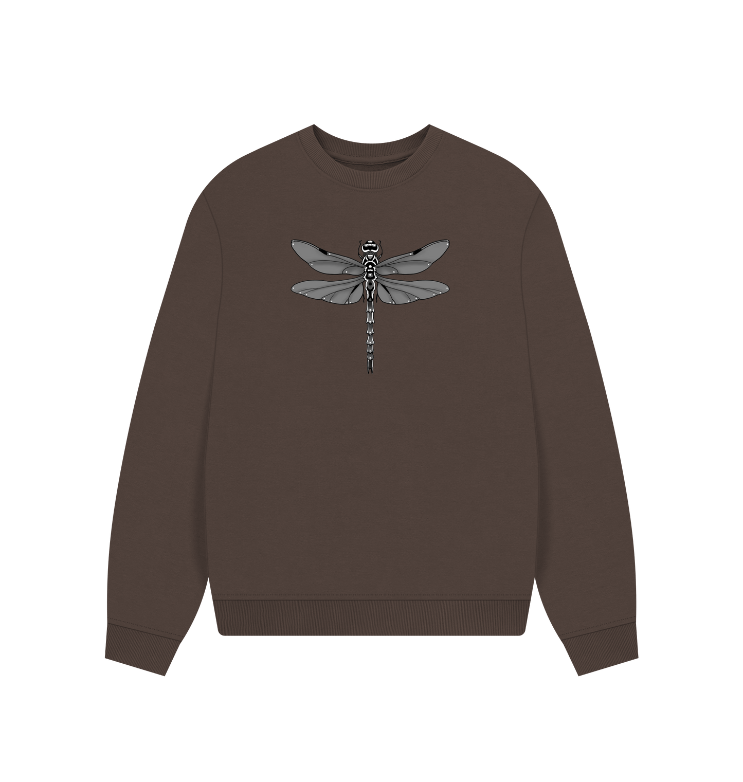 Chocolate Printed Sweater Front