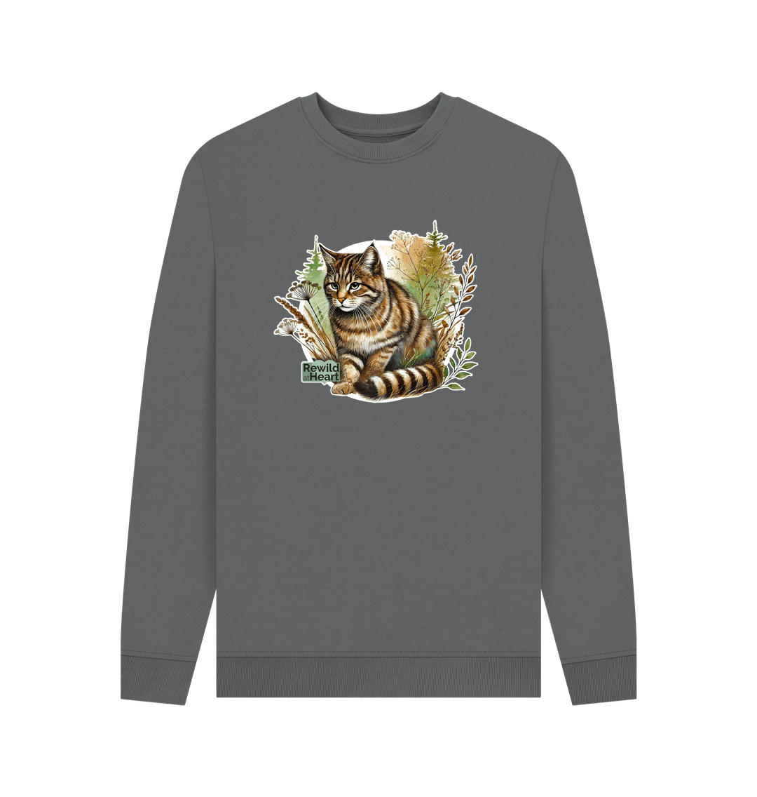 Slate Grey Wildcat Wilderness Men's Sweater