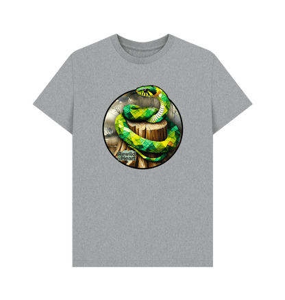 Athletic Grey Grass Snake Marsh Men's T-Shirt