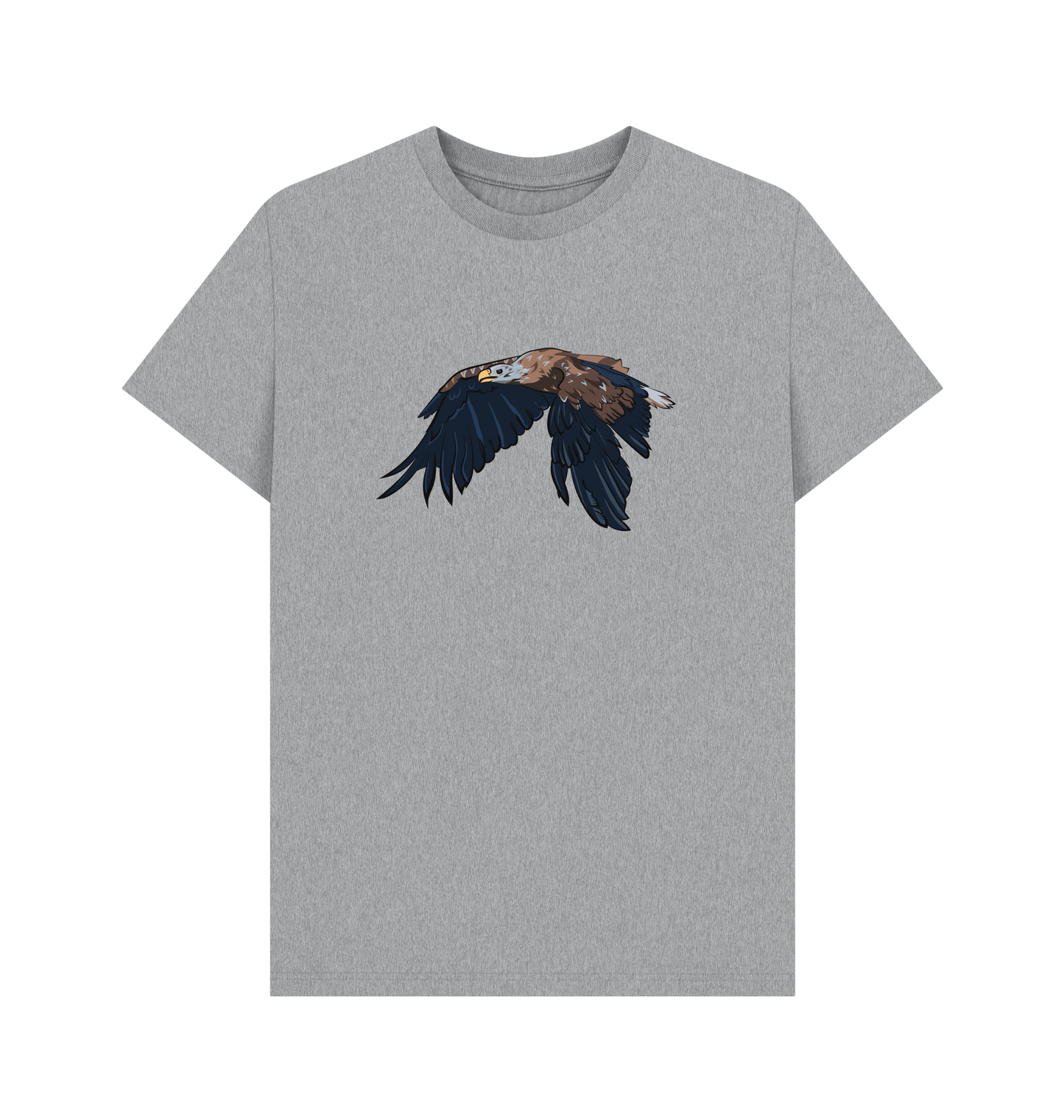 Athletic Grey Printed T-shirt Front