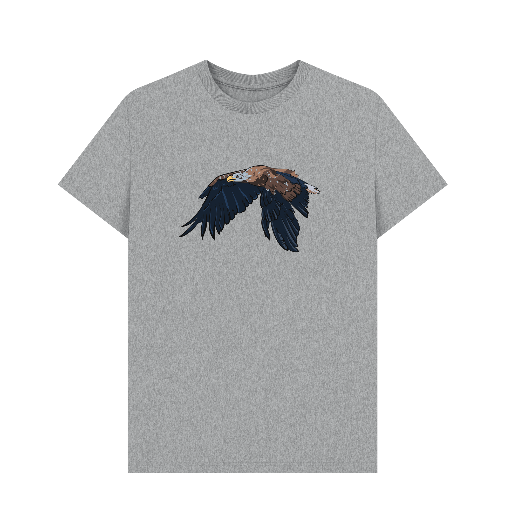 Athletic Grey Printed T-shirt Front
