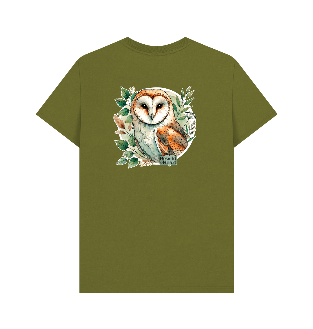 Moss Green Printed T-shirt