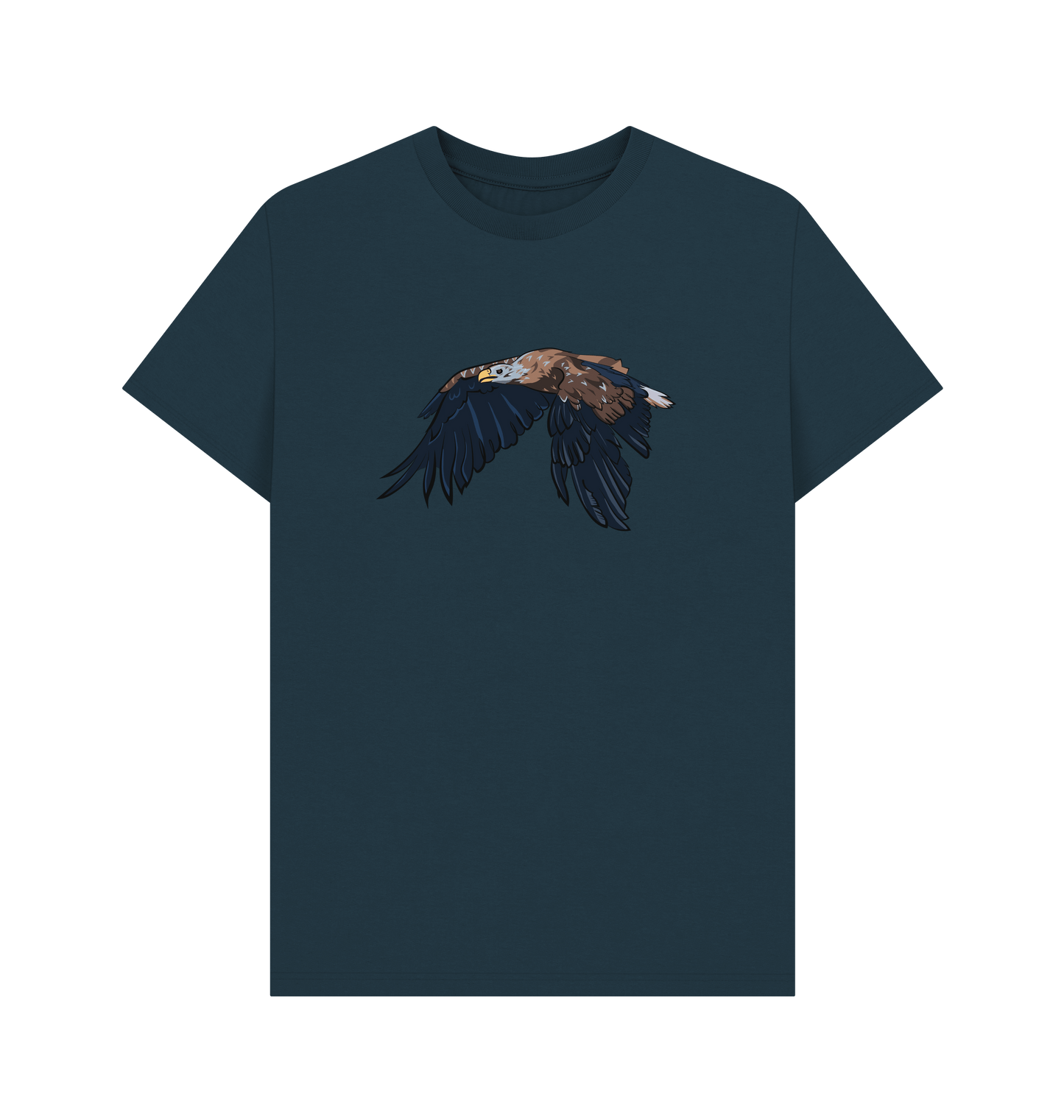Denim Blue Printed T-shirt Front