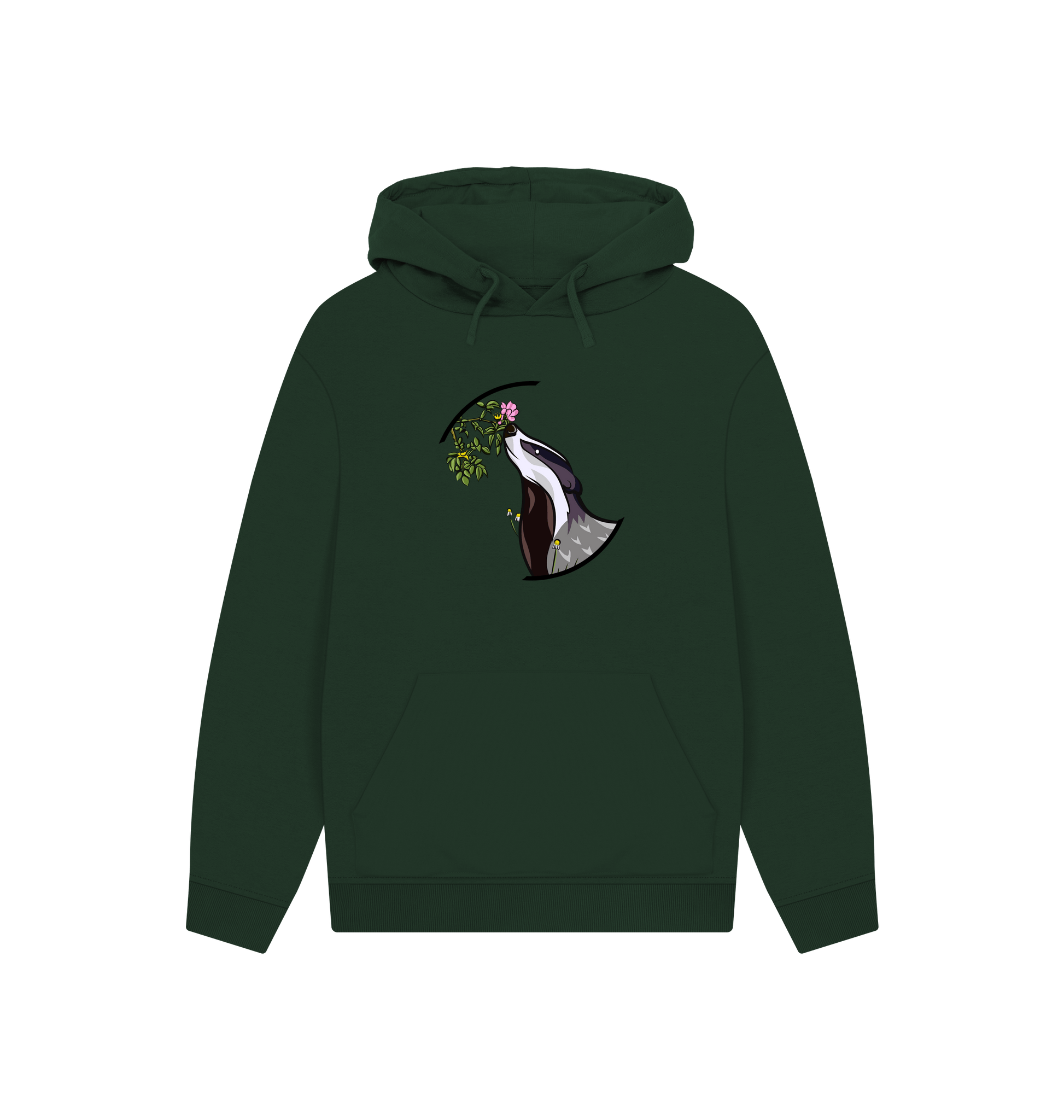 Evergreen Printed Hoody Front