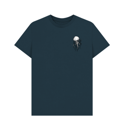 Denim Blue Printed T-shirt Front