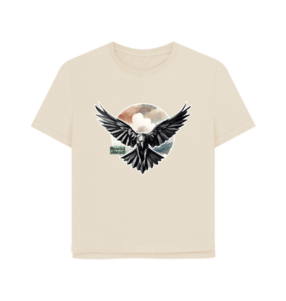 Oat Raven Flight Women's Relaxed-Fit T-Shirt