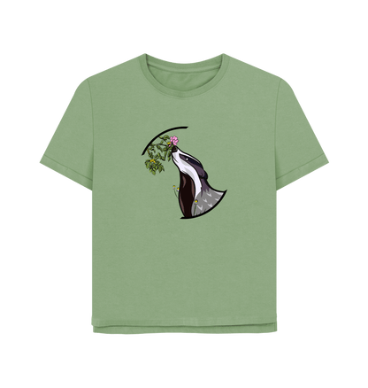 Sage Printed T-shirt Front