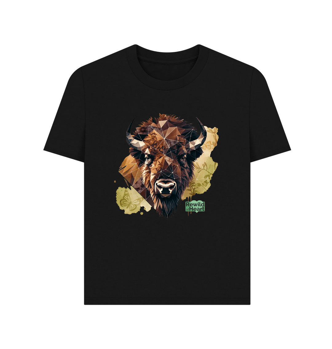 Black Bison, Wildflowers & Butterflies Women's Classic T-Shirt