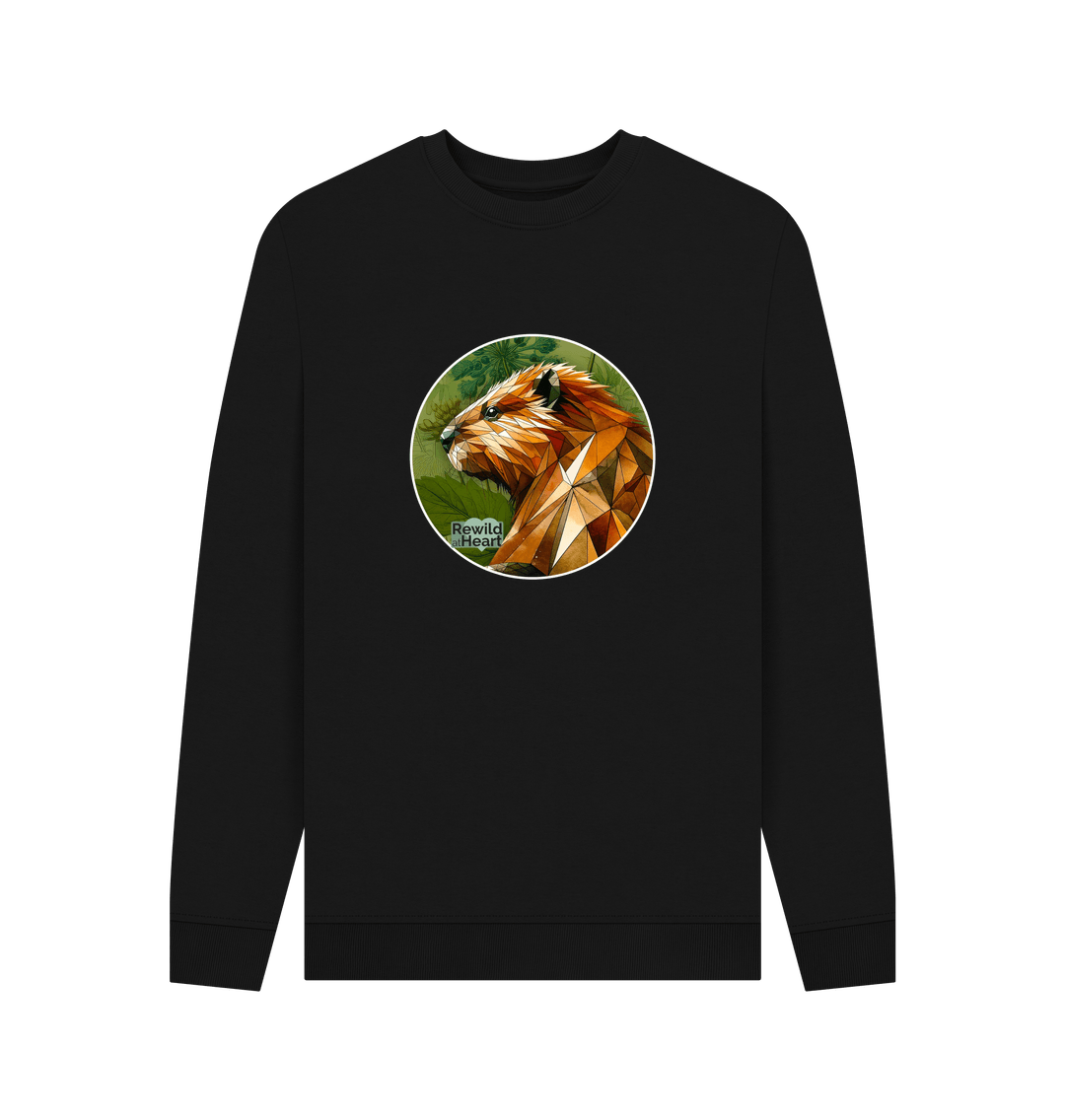 Black Beaver Botanical Men's Sweater