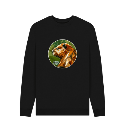 Black Beaver Botanical Men's Sweater