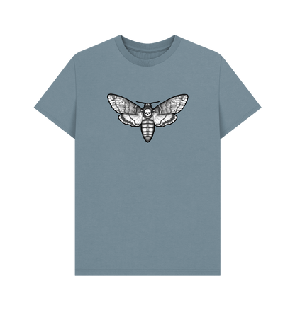 Stone Blue Printed T-shirt Front