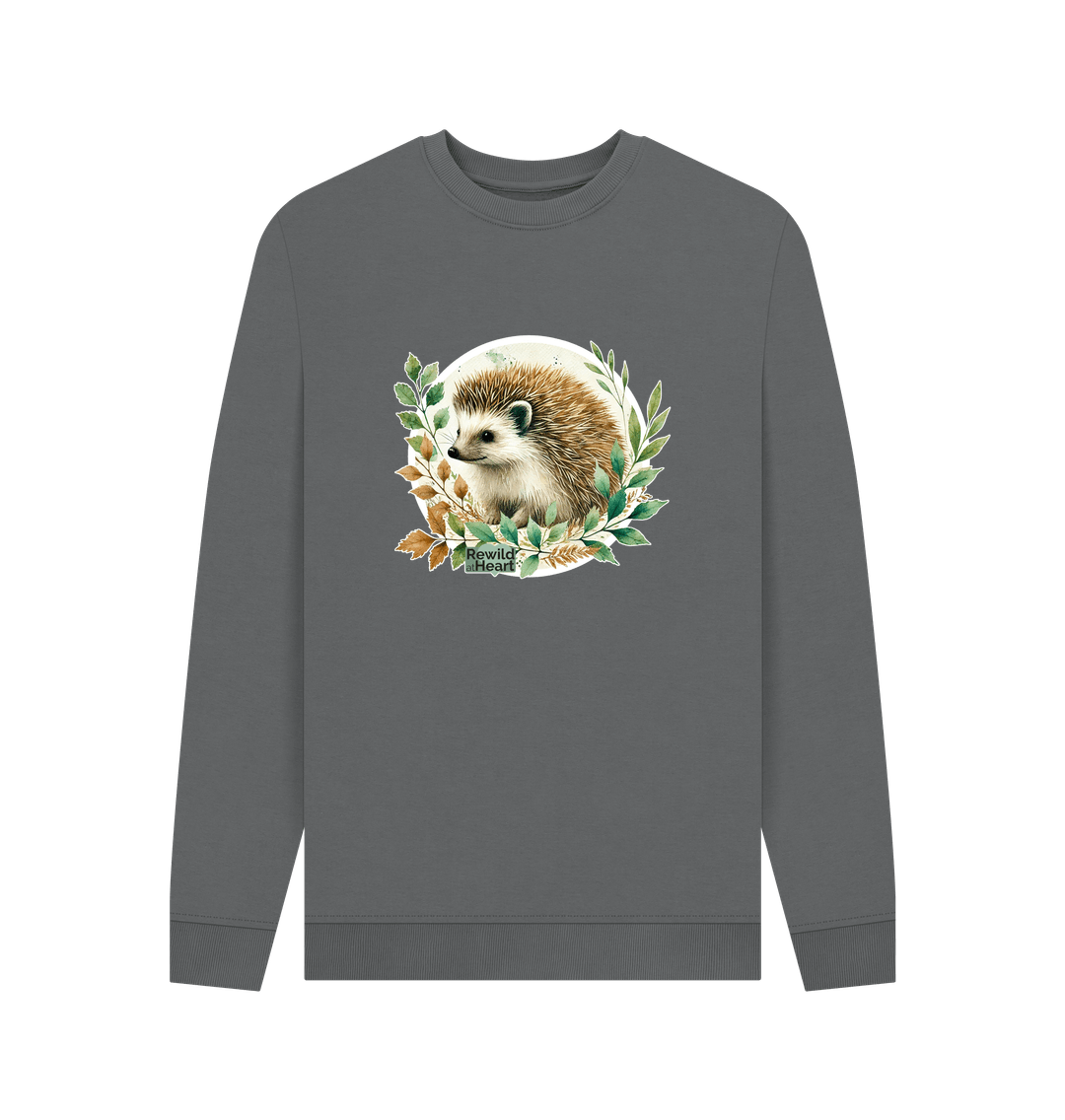 Slate Grey Hedgehog Harmony Men's Sweater