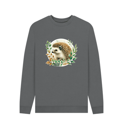 Slate Grey Hedgehog Harmony Men's Sweater