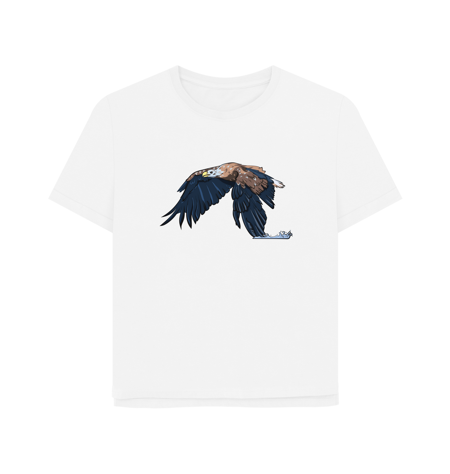 White Printed T-shirt Front