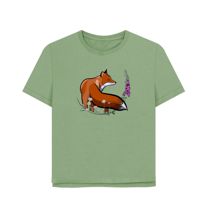 Sage Printed T-shirt Front