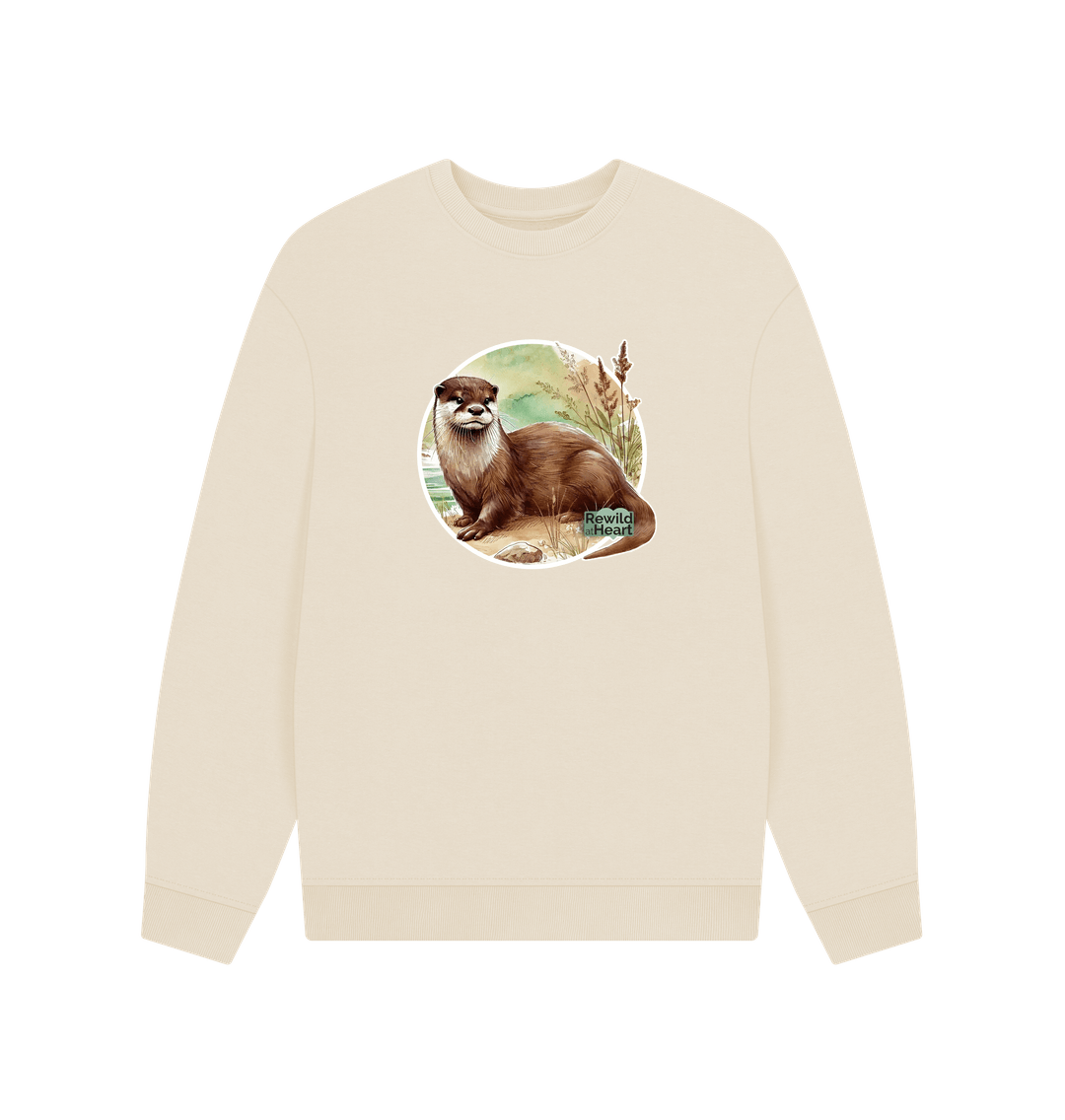 Oat Riverside Otter Men's Oversized Sweater