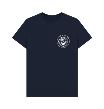 Navy Blue Printed T-shirt