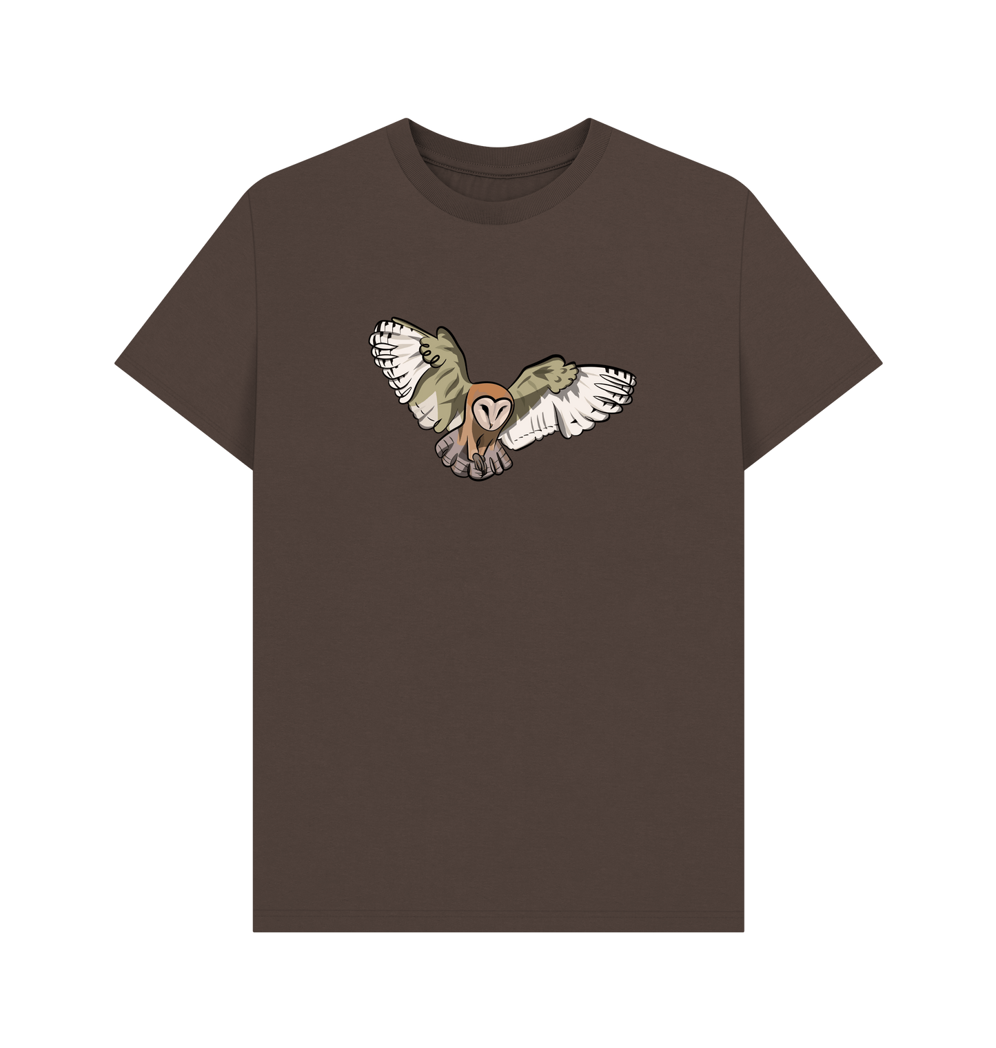 Chocolate Printed T-shirt Front