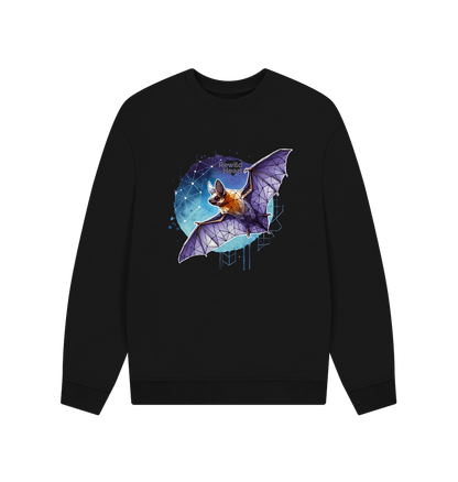 Black Bat Summer Men's Oversized Sweater