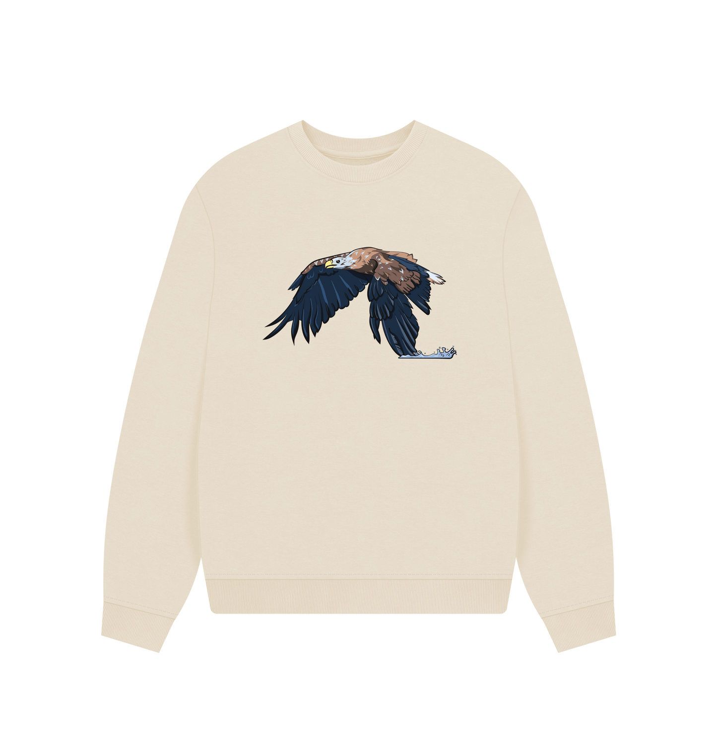 Oat Printed Sweater Front