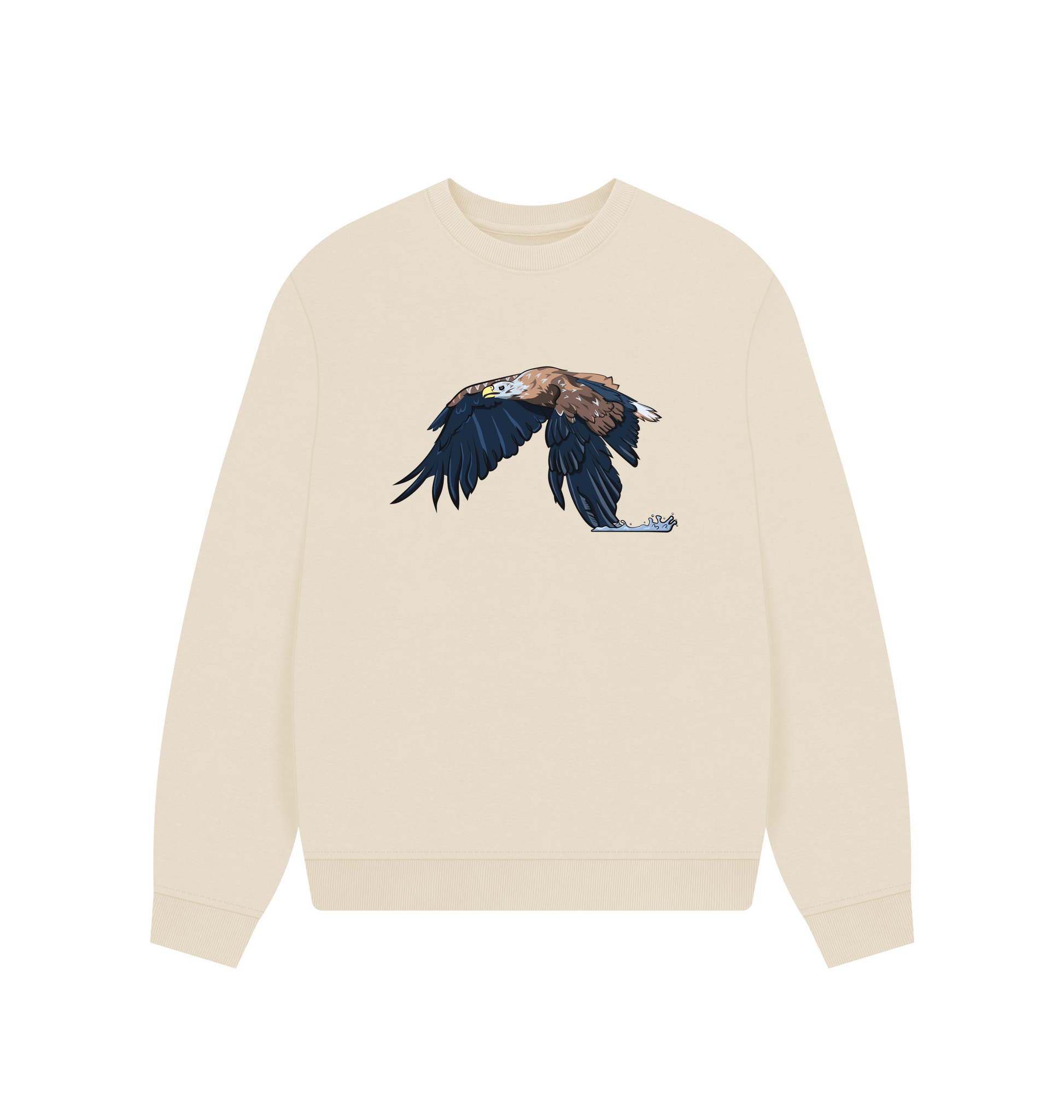 Oat Printed Sweater Front