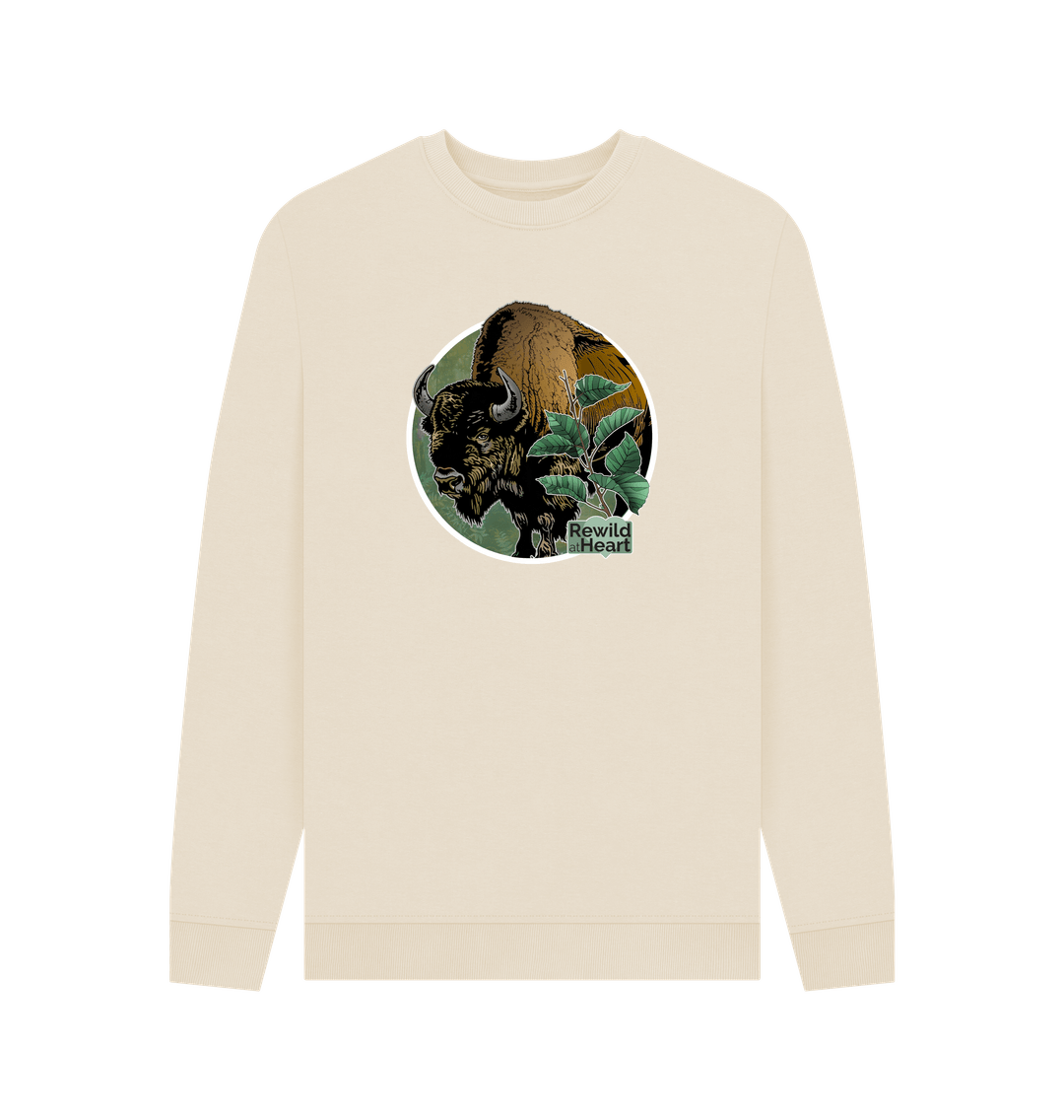 Oat Bison Woodland Men's Sweater