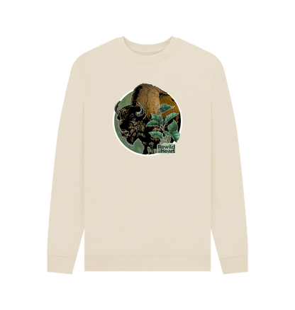 Oat Bison Woodland Men's Sweater