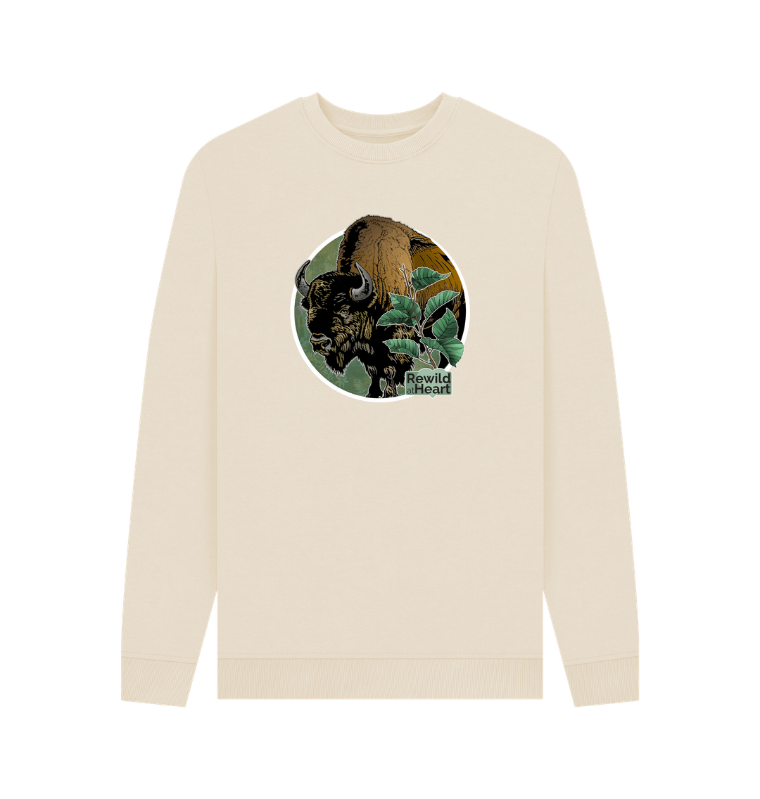 Oat Printed Sweater Front