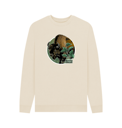 Oat Printed Sweater Front