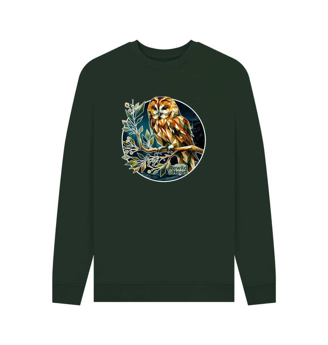 Evergreen Tawny Owl Men's Sweater