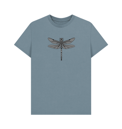 Stone Blue Printed T-shirt Front