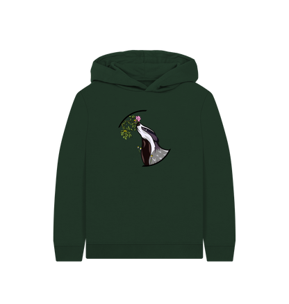 Evergreen Printed Kids Hoodie Front