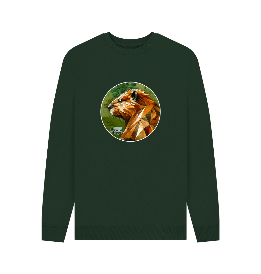 Evergreen Printed Sweater Front