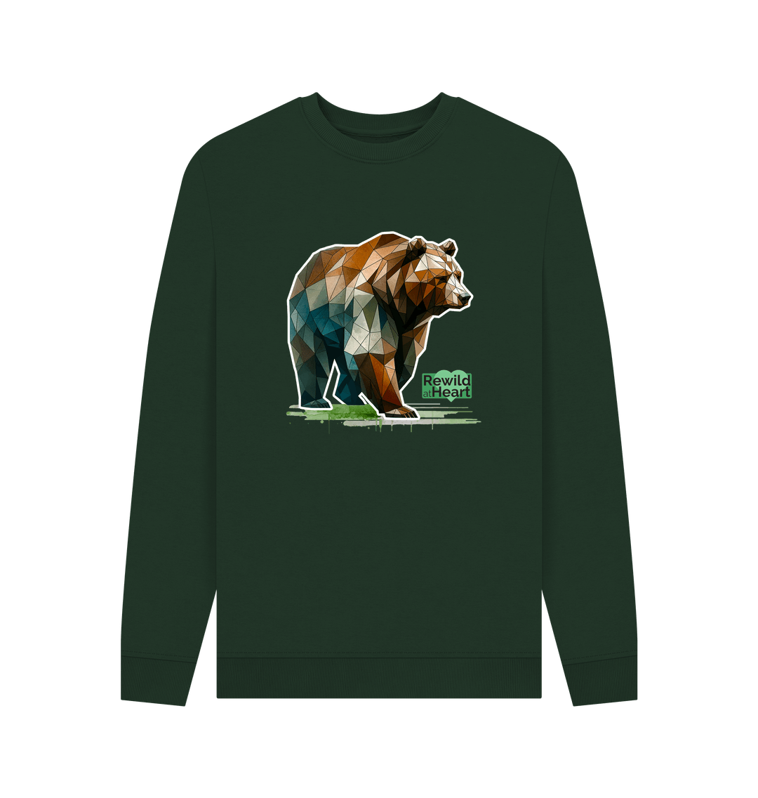 Evergreen Printed Sweater Front