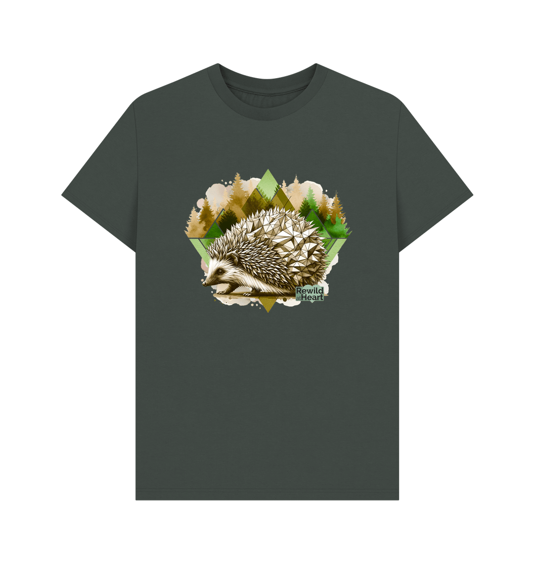 Dark Grey Hedgehog Men's T-Shirt