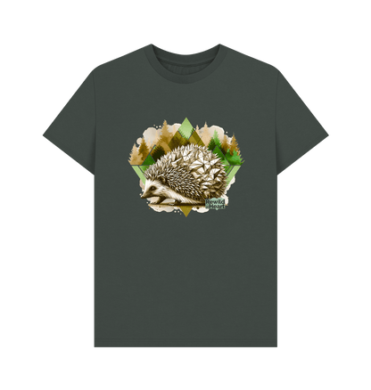 Dark Grey Hedgehog Men's T-Shirt