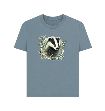 Stone Blue Badger Wanderer Women's Classic T-Shirt