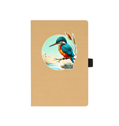 Kraft Kingfisher in the Reeds Notepad