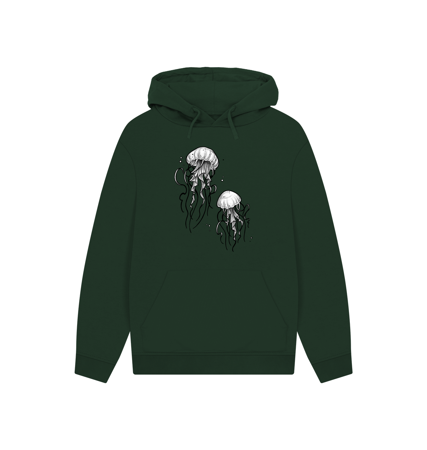 Evergreen Printed Hoody Front