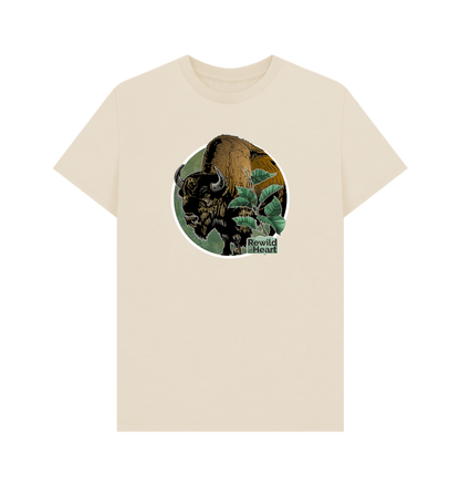 Oat Bison Woodland Men's T-Shirt