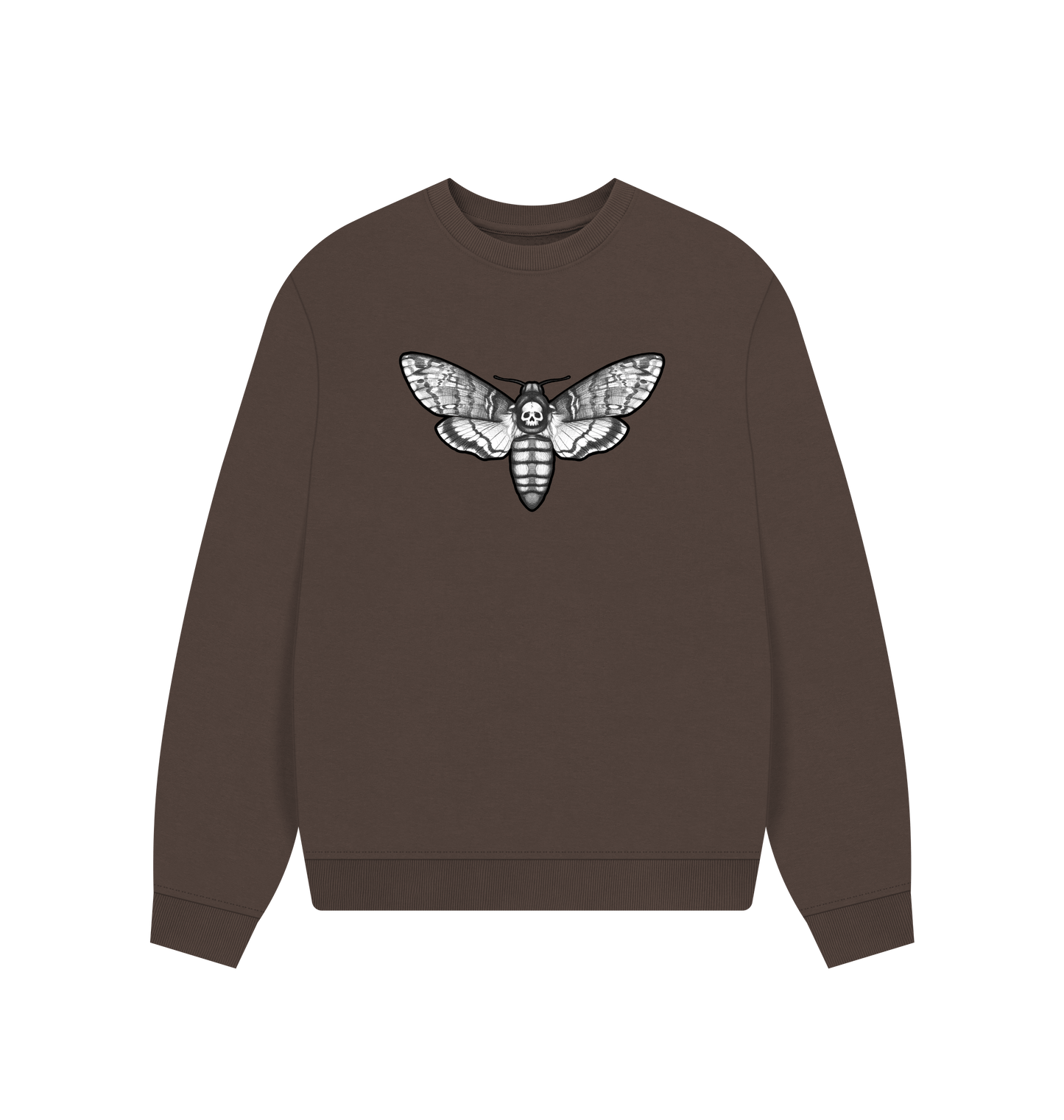 Chocolate Printed Sweater Front